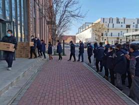 抗擊疫情，疫情同心，疫情不異心，冬季不凍情